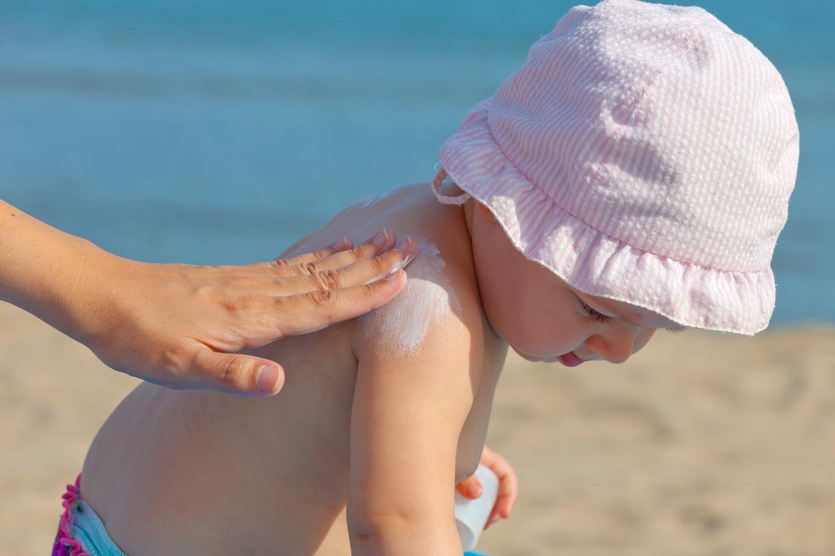 crema solare per neonati